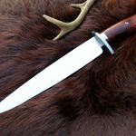 11 & 3/8" Blade Bowie With Desert Ironwood handle
