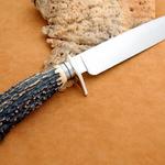 Medium Stag Bowie 3rd Place winner at Mystic Connecticut Knife Show